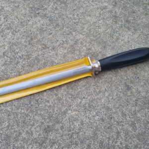 Fdick Black handle regular cut oval-shaped 30cm