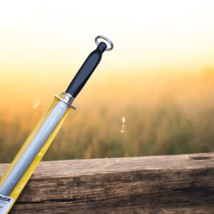 Fdick Black handle regular cut oval-shaped 30cm